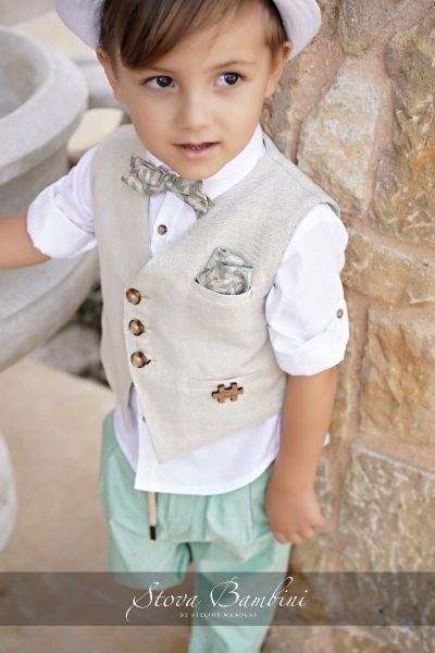 bbbbbbbbbbΒαπτιστικά ρούχα για αγόρι Stova Bambini SS24 B10