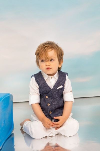 bbbbbbbbbbΒαπτιστικά ρούχα αγόρι Bambolino Aris 