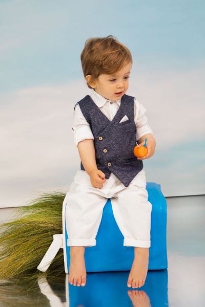 bbbbbbbbbbΒαπτιστικά ρούχα αγόρι Bambolino Aris 