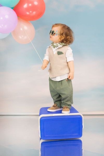 bbbbbbbbbbΒαπτιστικά ρούχα αγόρι Bambolino Thanos