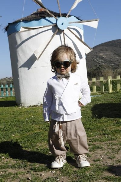 bbbbbbbbbbΒαπτιστικά ρούχα αγόρι Bambolino Simos