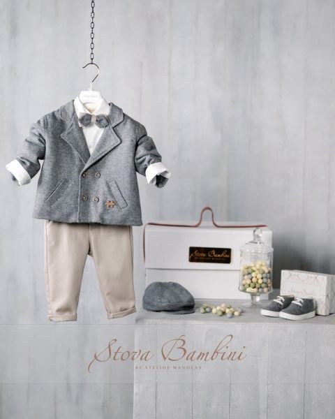 bbbbbbbbbbΒαπτιστικά ρούχα αγόρι φθινόπωρο -χειμώνας Stova Bambini AW 25-26 B3