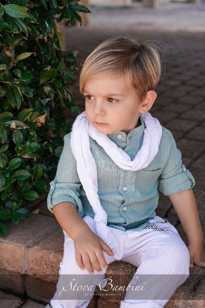 bbbbbbbbbbΒαπτιστικά ρούχα για αγόρι Stova Bambini SS24 B29