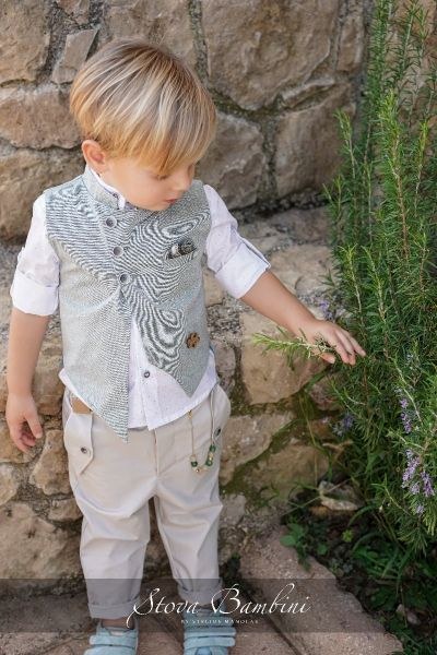 bbbbbbbbbbΒαπτιστικά ρούχα για αγόρι Stova Bambini SS24 B2