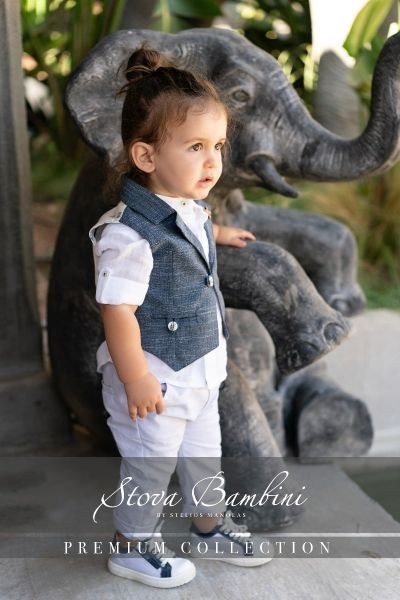 bbbbbbbbbbΒαπτιστικά ρούχα αγόρι Stova Bambini SS25 B10