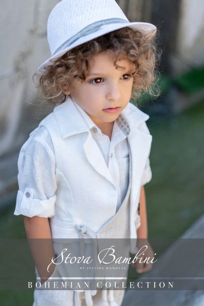 bbbbbbbbbbΒαπτιστικά ρούχα αγόρι Stova Bambini SS25 B22