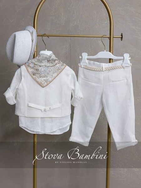 bbbbbbbbbbΒαπτιστικά ρούχα αγόρι Stova Bambini SS26 B1