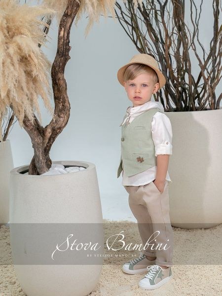 bbbbbbbbbbΒαπτιστικά ρούχα αγόρι Stova Bambini SS26 B2