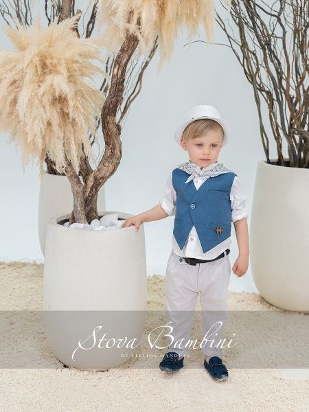 bbbbbbbbbbΒαπτιστικά ρούχα αγόρι Stova Bambini SS26 B4