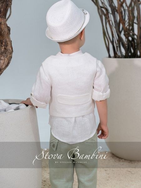 bbbbbbbbbbΒαπτιστικά ρούχα αγόρι Stova Bambini SS26 B11