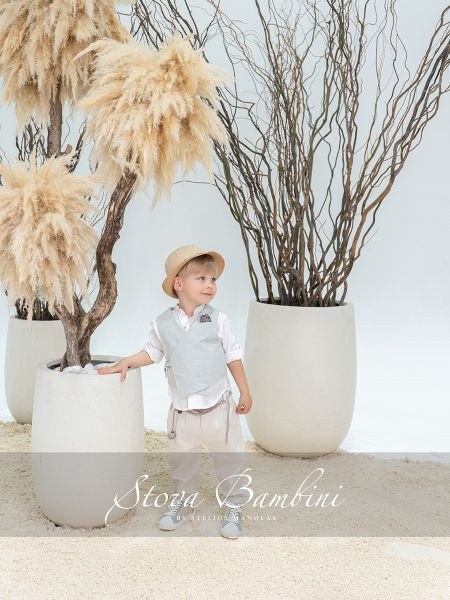 bbbbbbbbbbΒαπτιστικά ρούχα αγόρι Stova Bambini SS26 B13