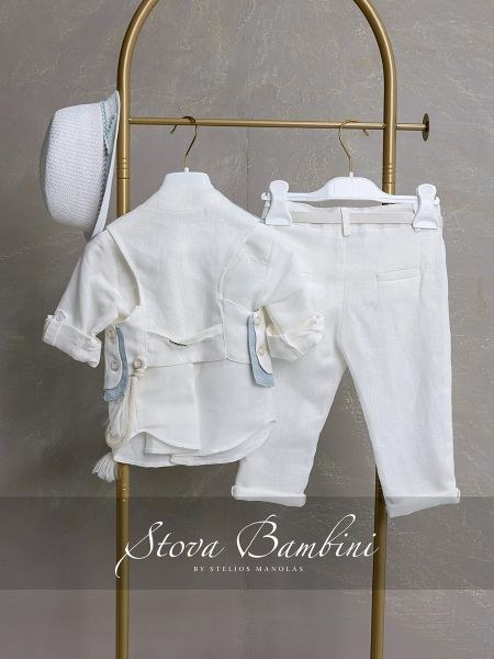 bbbbbbbbbbΒαπτιστικά ρούχα αγόρι Stova Bambini SS26 B21