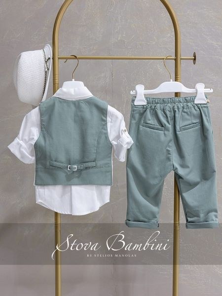 bbbbbbbbbbΒαπτιστικά ρούχα αγόρι Stova Bambini SS26 B22