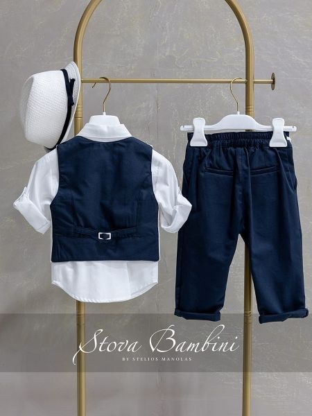 bbbbbbbbbbΒαπτιστικά ρούχα αγόρι Stova Bambini SS26 B23