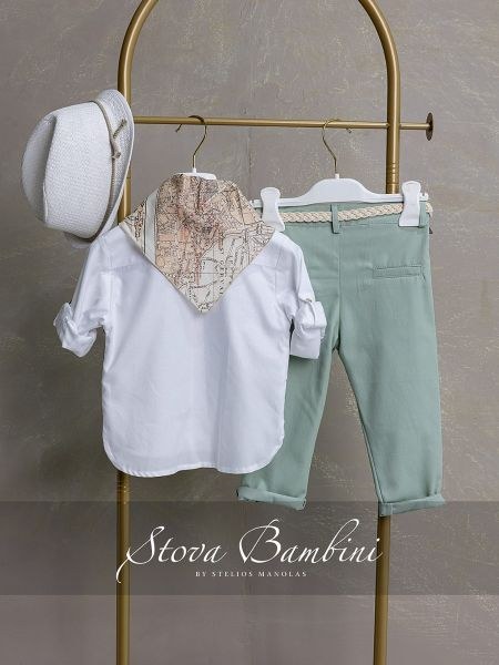 bbbbbbbbbbΒαπτιστικά ρούχα αγόρι Stova Bambini SS26 B25