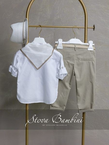 bbbbbbbbbbΒαπτιστικά ρούχα αγόρι Stova Bambini SS26 B27