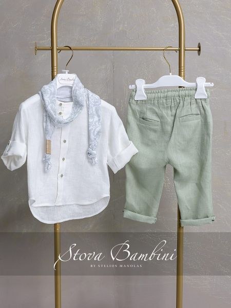 bbbbbbbbbbΒαπτιστικά ρούχα αγόρι Stova Bambini SS26 B28