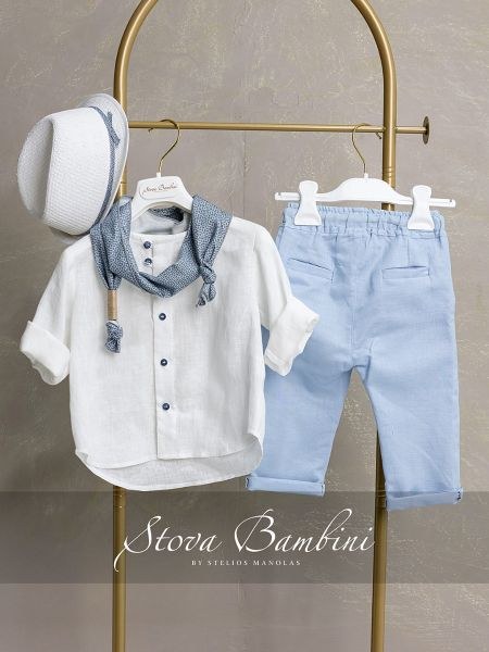 bbbbbbbbbbΒαπτιστικά ρούχα αγόρι Stova Bambini SS26 B30