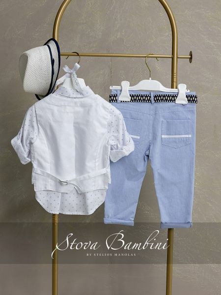 bbbbbbbbbbΒαπτιστικά ρούχα αγόρι Stova Bambini SS26 B38