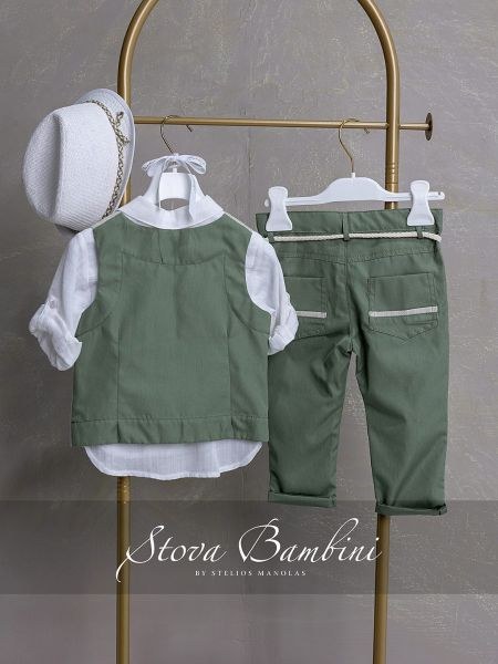 bbbbbbbbbbΒαπτιστικά ρούχα αγόρι Stova Bambini SS26 B40
