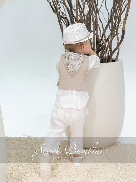 bbbbbbbbbbΒαπτιστικά ρούχα αγόρι Stova Bambini SS26 B5
