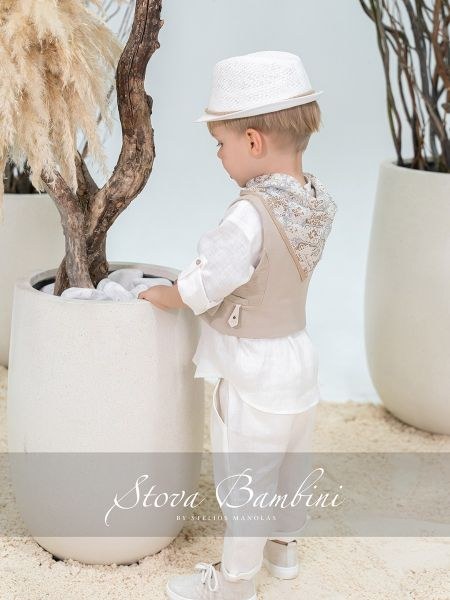 bbbbbbbbbbΒαπτιστικά ρούχα αγόρι Stova Bambini SS26 B5