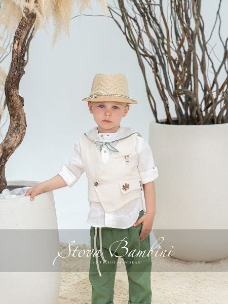 bbbbbbbbbbΒαπτιστικά ρούχα αγόρι Stova Bambini SS26 B6