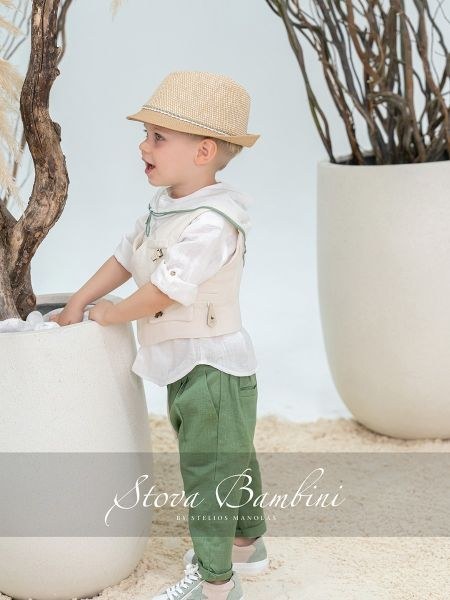bbbbbbbbbbΒαπτιστικά ρούχα αγόρι Stova Bambini SS26 B6