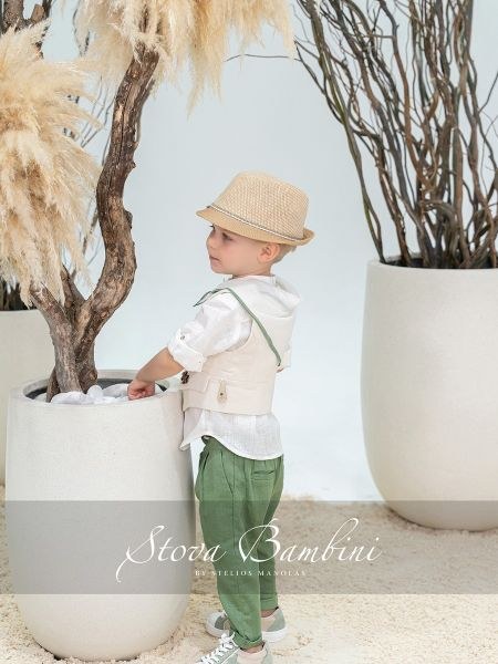 bbbbbbbbbbΒαπτιστικά ρούχα αγόρι Stova Bambini SS26 B6