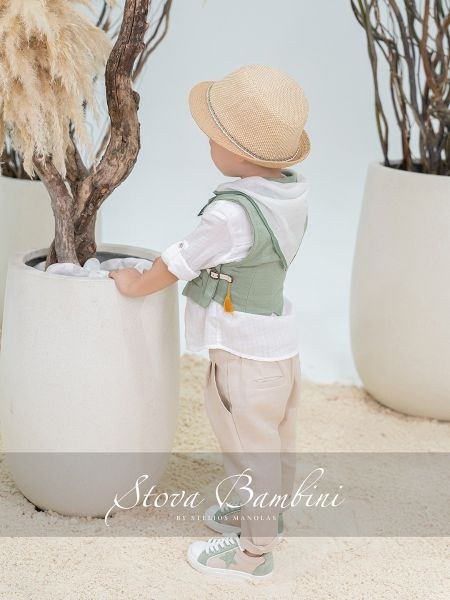 bbbbbbbbbbΒαπτιστικά ρούχα αγόρι Stova Bambini SS26 B8