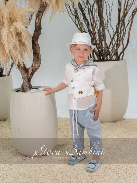 bbbbbbbbbbΒαπτιστικά ρούχα αγόρι Stova Bambini SS26 B9