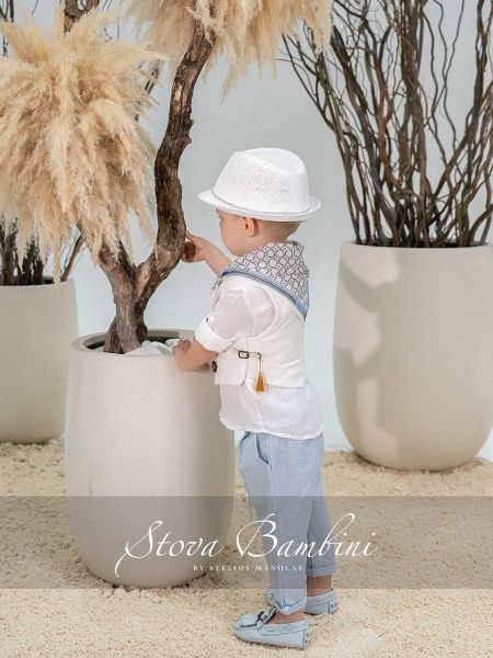 bbbbbbbbbbΒαπτιστικά ρούχα αγόρι Stova Bambini SS26 B9