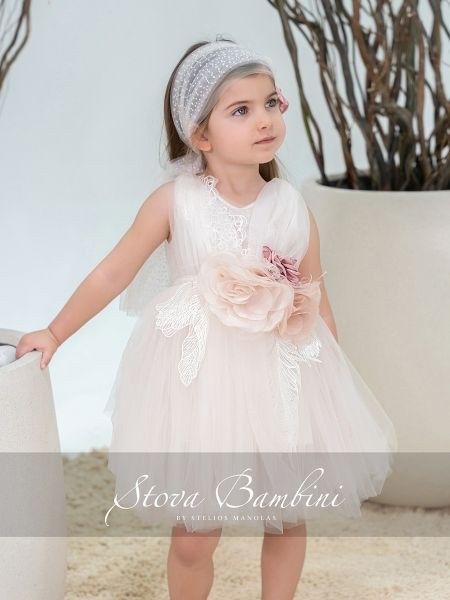 bbbbbbbbbbΒαπτιστικά ρούχα κορίτσι Stova Bambini SS26 G5