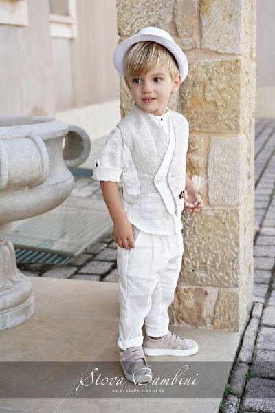 bbbbbbbbbbΒαπτιστικά ρούχα για αγόρι Stova Bambini SS24 B20