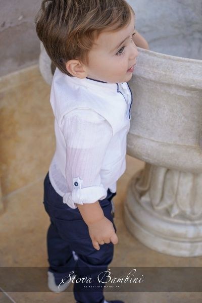 bbbbbbbbbbΒαπτιστικά ρούχα για αγόρι Stova Bambini SS24 B6