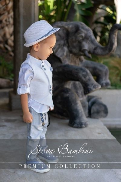 bbbbbbbbbbβαπτιστικά ρούχα αγόρι stova bambini ss25b2