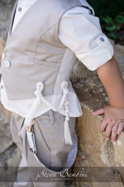 bbbbbbbbbbΒαπτιστικά ρούχα για αγόρι Stova Bambini SS24 B16