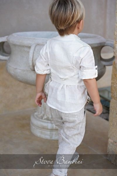 bbbbbbbbbbΒαπτιστικά ρούχα για αγόρι Stova Bambini SS24 B21