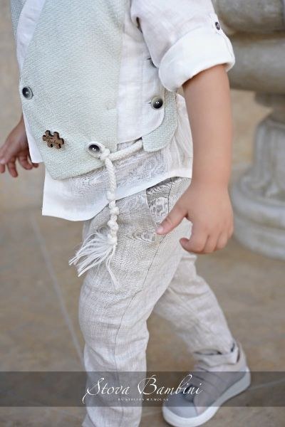 bbbbbbbbbbΒαπτιστικά ρούχα για αγόρι Stova Bambini SS24 B21