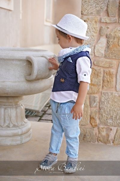 bbbbbbbbbbΒαπτιστικά ρούχα για αγόρι Stova Bambini SS24 B8
