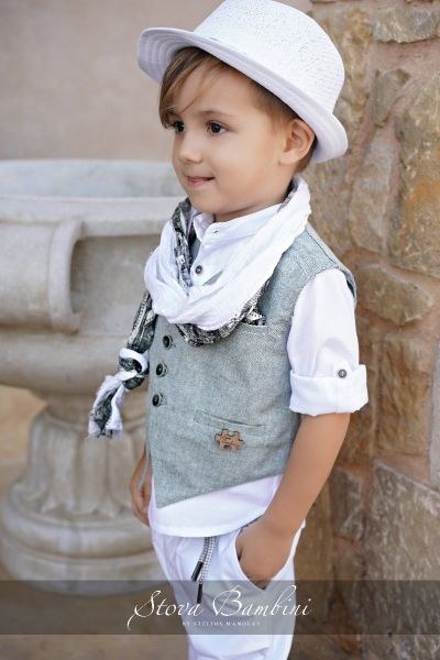 bbbbbbbbbbStock βαπτιστικά ρούχα για αγόρι Stova Bambini SS24 B7