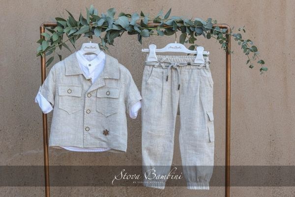 bbbbbbbbbbStock βαπτιστικά ρούχα για αγόρι Stova Bambini SS24 B22