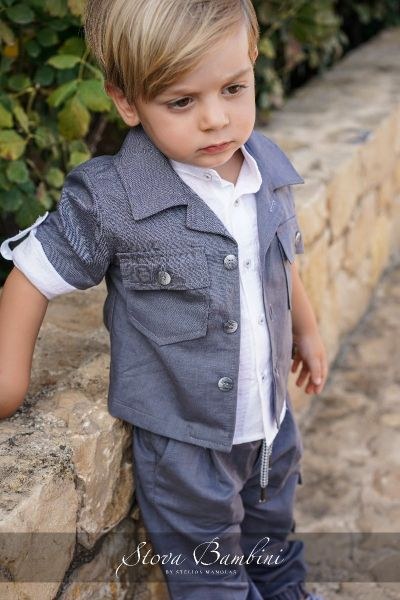 bbbbbbbbbbStock βαπτιστικά ρούχα για αγόρι Stova Bambini SS24 B24