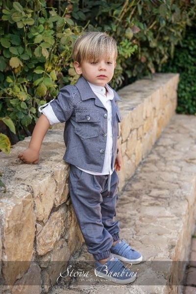 bbbbbbbbbbStock βαπτιστικά ρούχα για αγόρι Stova Bambini SS24 B24