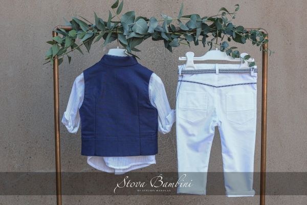 bbbbbbbbbbStock βαπτιστικά ρούχα για αγόρι Stova Bambini SS24 B4