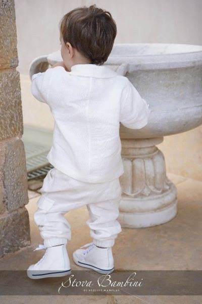 bbbbbbbbbbΒαπτιστικά ρούχα για αγόρι Stova Bambini SS24 B23