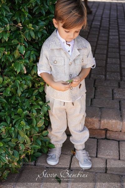 bbbbbbbbbbStock βαπτιστικά ρούχα για αγόρι Stova Bambini SS24 B25