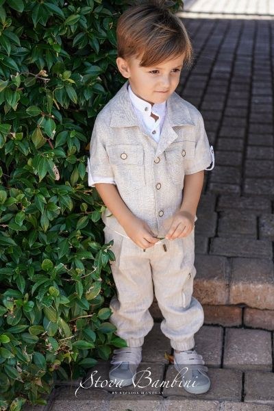 bbbbbbbbbbStock βαπτιστικά ρούχα για αγόρι Stova Bambini SS24 B25