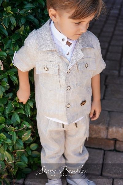 bbbbbbbbbbStock βαπτιστικά ρούχα για αγόρι Stova Bambini SS24 B25