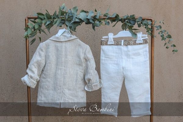 bbbbbbbbbbStock βαπτιστικά ρούχα για αγόρι Stova Bambini SS24 B25
